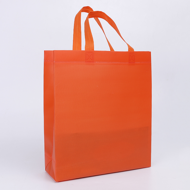 Sac shopping non tissé rouge anti-déchirure